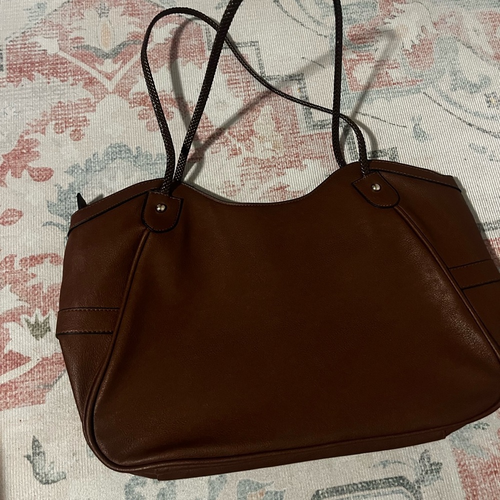 Faux Leather Canyon Sky Western Handbag